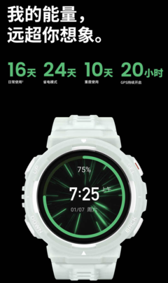 華米Amazfit推出“躍我”Active Edge智能運動手表 100米防水+內置GPS，售價1049元